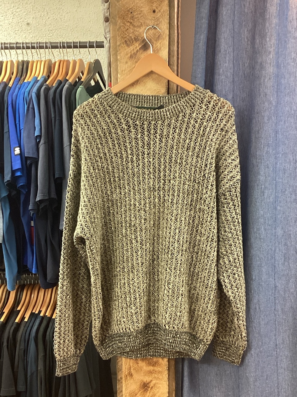 Vintage Tosani Olive Knit Sweater